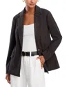 Aqua Herringbone Blazer - Exclusive In Brown