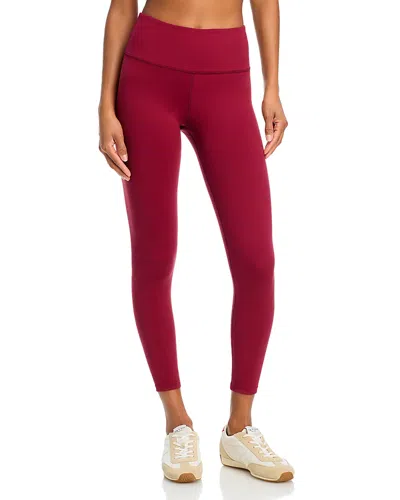 Aqua High Rise 7/8 Leggings - Exclusive In Mahogany