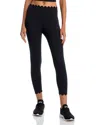 Aqua High Rise 7/8 Scalloped Leggings - Exclusive