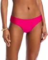 Aqua Hipster Bikini Bottom - Exclusive In Hot Pink