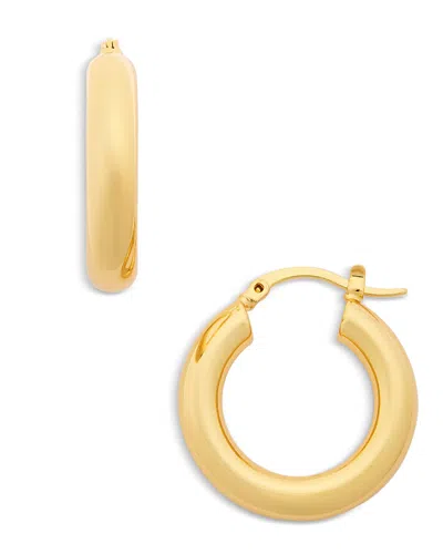 Aqua Hoop Earrings - Exclusive In Gold