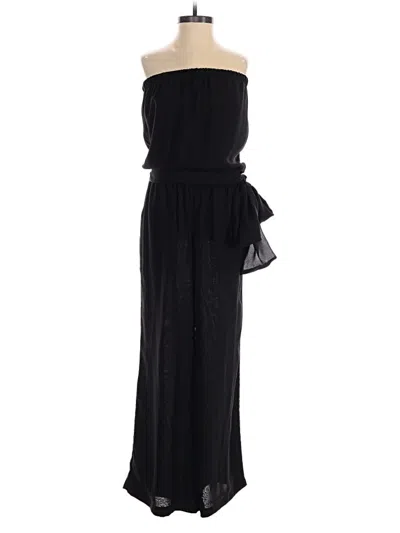 Pre-owned Aqua Jumpsuit In Black