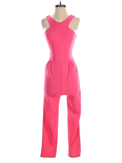 Pre-owned Aqua Jumpsuit In Pink