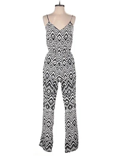 Pre-owned Aqua Jumpsuit In Silver