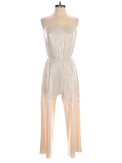 Pre-owned Aqua Jumpsuit In White