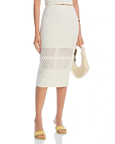 Aqua Knit Pencil Skirt - 100% Exclusive In White