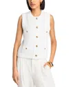 Aqua Knit Sweater Vest - Exclusive In Cream