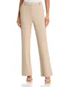 Aqua Knit Wide Leg Pants - Exclusive In Beige