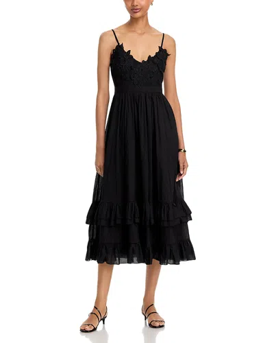 Aqua Lace Bodice Maxi Dress - Exclusive In Multi