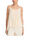 Aqua Lace Cami Top - Exclusive In White