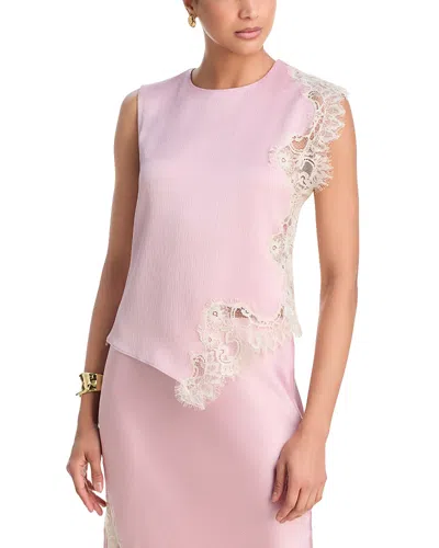 Aqua Lace Inset Slip Top - Exclusive In Multi