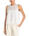 Aqua Lace Swing Tank - Exclusive In White