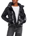 Aqua Lacquer Lexie Puffer Jacket - Exclusive In Onyx