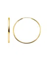 Aqua Large Hoop Earrings In 18k Gold-plated Sterling Silver - Exclusive In Gold