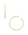 Aqua Large Hoop Earrings In 18k Gold-plated Sterling Silver - Exclusive In Gold