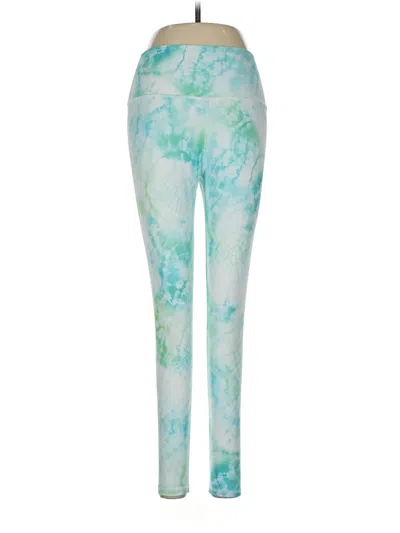 Pre-owned Aqua Leggings In Blue