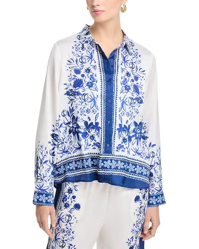 Aqua Long Sleeve Shirt - Exclusive In White