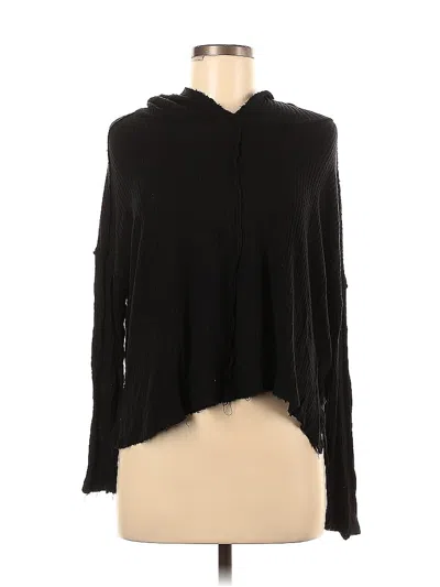 Pre-owned Aqua Long Sleeve T-shirt In Black