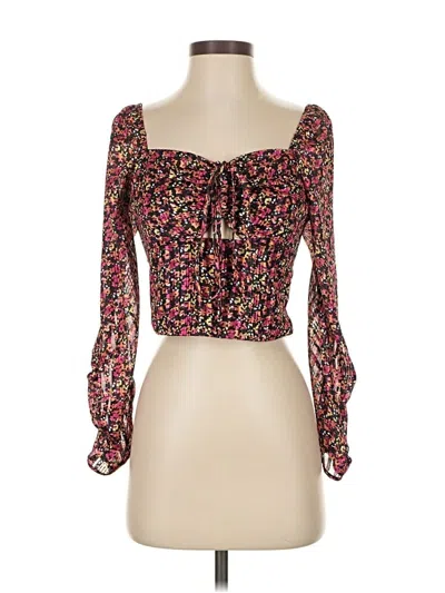 Pre-owned Aqua Long Sleeve T-shirt In Pink