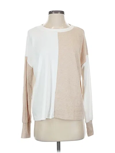 Pre-owned Aqua Long Sleeve T-shirt In White