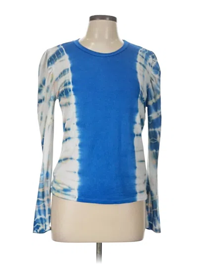 Pre-owned Aqua Long Sleeve T-shirt In Blue