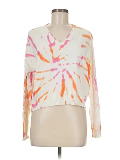 Pre-owned Aqua Long Sleeve T-shirt In Ivory