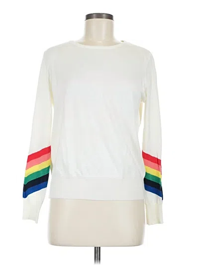 Pre-owned Aqua Long Sleeve T-shirt In White