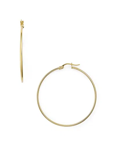 Aqua Medium Hoop Earrings In 18k Gold-plated Sterling Silver - Exclusive