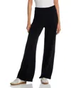 Aqua Melody Wide Leg Sweatpants - Exclusive In Black