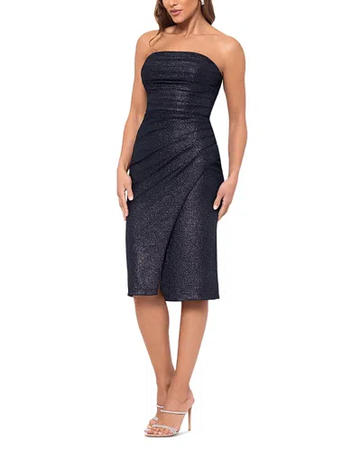 Aqua Metallic Dress - Exclusive In Black/silver