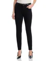 Aqua Mid Rise Skinny Jeans In Black - Exclusive In Black