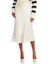 Aqua Midi Slip Skirt - Exclusive In Champagne
