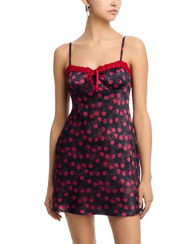 Aqua Mini Slip Dress - Exclusive In Blue