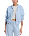 Shop Aqua Mia Zip Hoodie - Exclusive In Sky