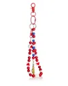 Aqua New York Beaded Bag Charm - Exclusive In Multi
