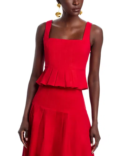 Aqua Panel Tank Top - Exclusive In Red