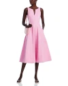 Aqua Paneled Midi Dress - Exclusive In Pink