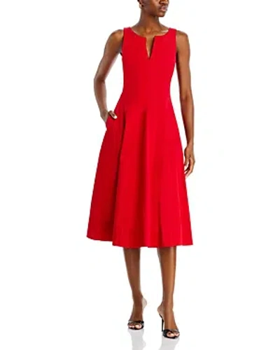 Aqua Paneled Midi Dress - 100% Exclusive In Red