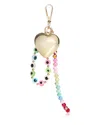 Aqua Pastel Beaded Bag Charm - Exclusive In Pastel