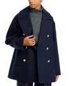 AQUA PEA COAT - EXCLUSIVE