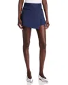Aqua Pinstriped Skort - Exclusive In Navy/white