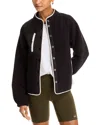 Aqua Polar Fleece Jacket - Exclusive In Black