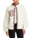 Aqua Polar Fleece Jacket - Exclusive In Ivory