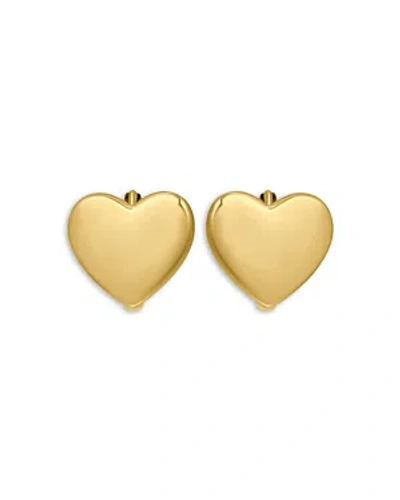 Aqua Polish Heart Huggie Hoop Earrings, 0.5 Diameter - 100% Exclusive In Gold