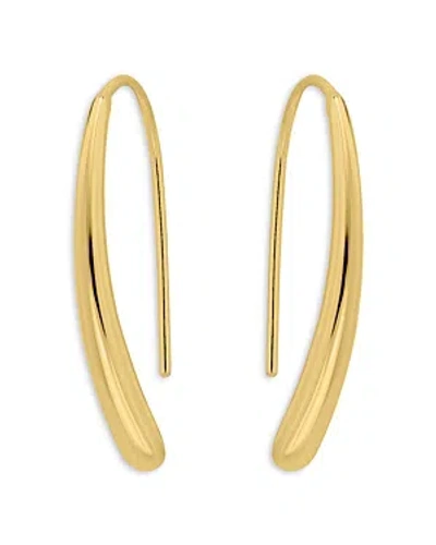 Aqua Polish Sculpted Drop Earrings, 1l - 100% Exclusive In Gold