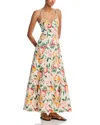 Aqua Pomegranate Maxi Dress - Exclusive In Multi