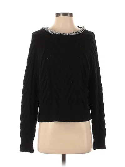 Pre-owned Aqua Pullover Sweater In Black