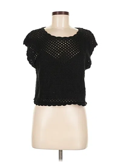 Pre-owned Aqua Pullover Sweater In Black