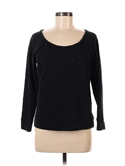 Pre-owned Aqua Pullover Sweater In Black