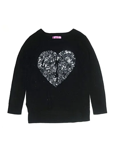 Pre-owned Aqua Kids' Pullover Sweater In Black